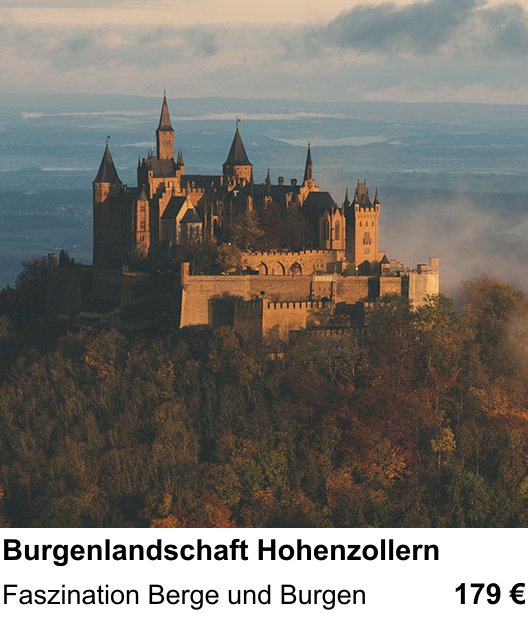 Dynamischer Foto-Workshop – Burgenlandschaft Hohenzollern und Faszination Berge und Burgen