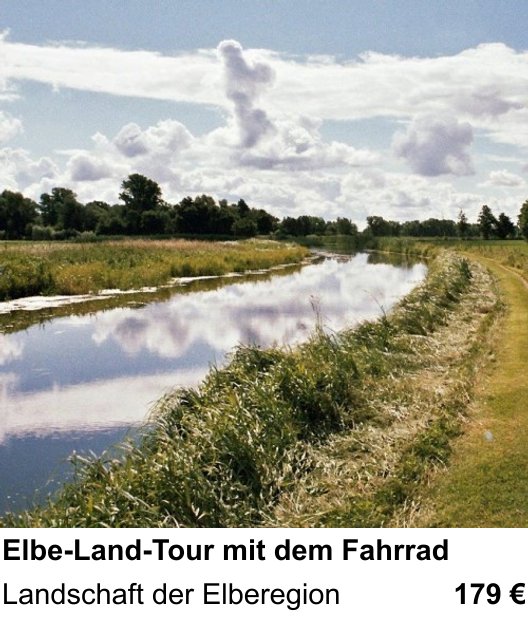 Dynamischer Foto-Workshop – Elbe-Land-Tour mit dem Fahrrad und Landschaft der Elberegion