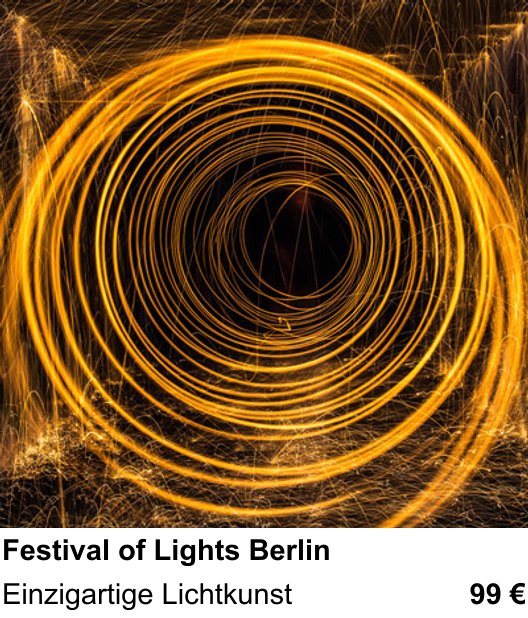 Dynamischer Foto-Workshop – Festival of Lights Berlin und Einzigartige Lichtkunst