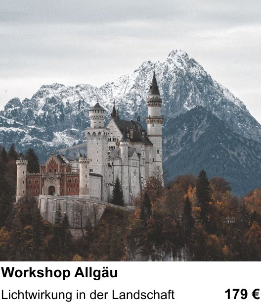 Dynamischer Foto-Workshop – Workshop Allgäu und Lichtwirkung in der Landschaft
