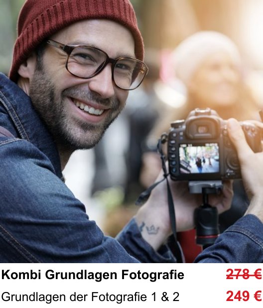 Mit der Kamera in Leipzig: Kamera-Grundlagen als Komplettkurs Schritt für Schritt